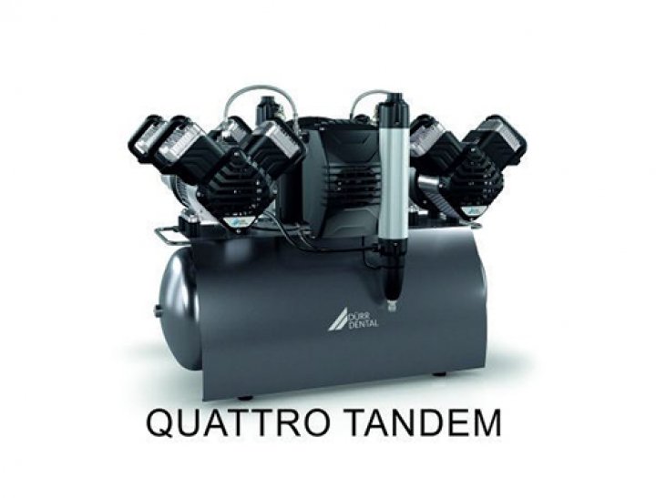 ΟΔΟΝΤΙΑΤΡΙΚΟ ΚΟΜΠΡΕΣΕΡ DÜRR QUATTRO TANDEM ΜΕ ΑΦΥΓΡΑΝΤΗΡΑ (ΓΙΑ 8 ΕΔΡΕΣ)