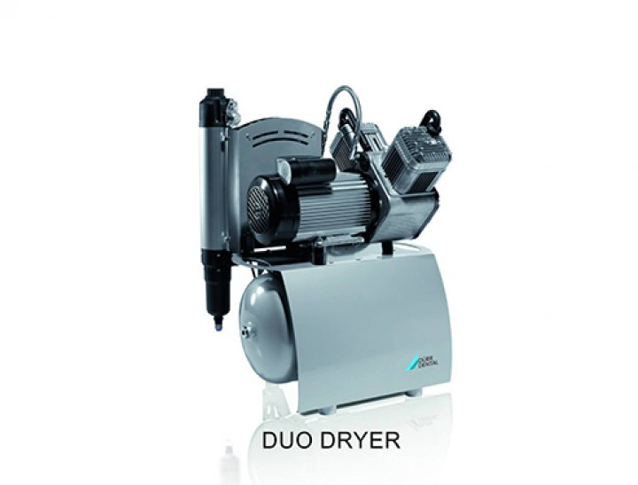 ΟΔΟΝΤΙΑΤΡΙΚΟ ΚΟΜΠΡΕΣΕΡ DÜRR DUO ΜΕ ΑΦΥΓΡΑΝΤΗΡΑ (ΓΙΑ 2 ΕΔΡΕΣ)