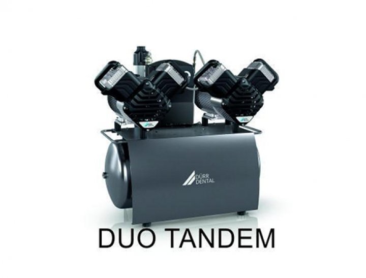 ΟΔΟΝΤΙΑΤΡΙΚΟ ΚΟΜΠΡΕΣΕΡ DÜRR DUO TANDEM ΜΕ  ΑΦΥΓΡΑΝΤΗΡΑ (ΓΙΑ 2 ΜΕ 4 ΕΔΡΕΣ)